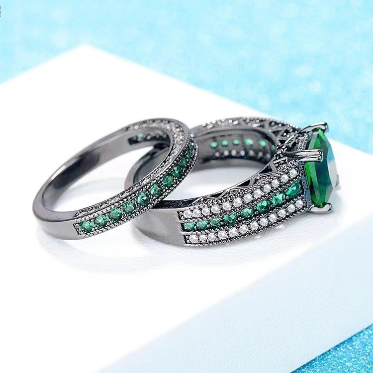 Wedding/Engagement Ring Set - Couple Rings