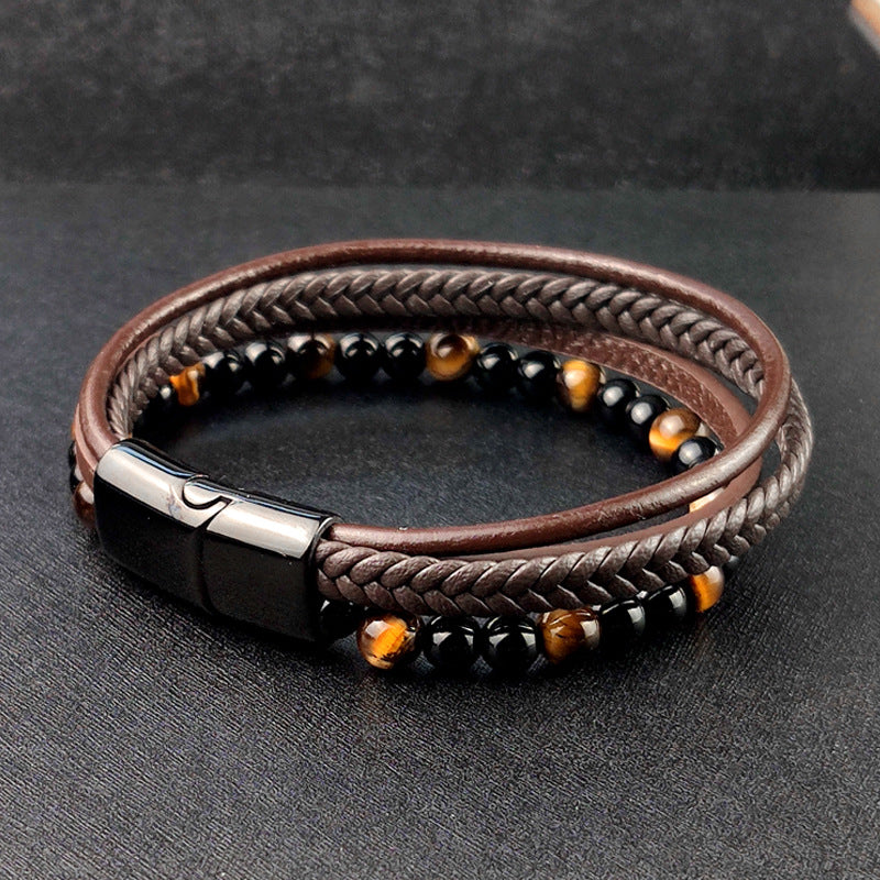 Layered bracelet.