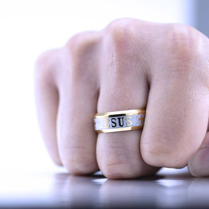 Men And Women Index Finger Ring Stainless Steel Jewelry