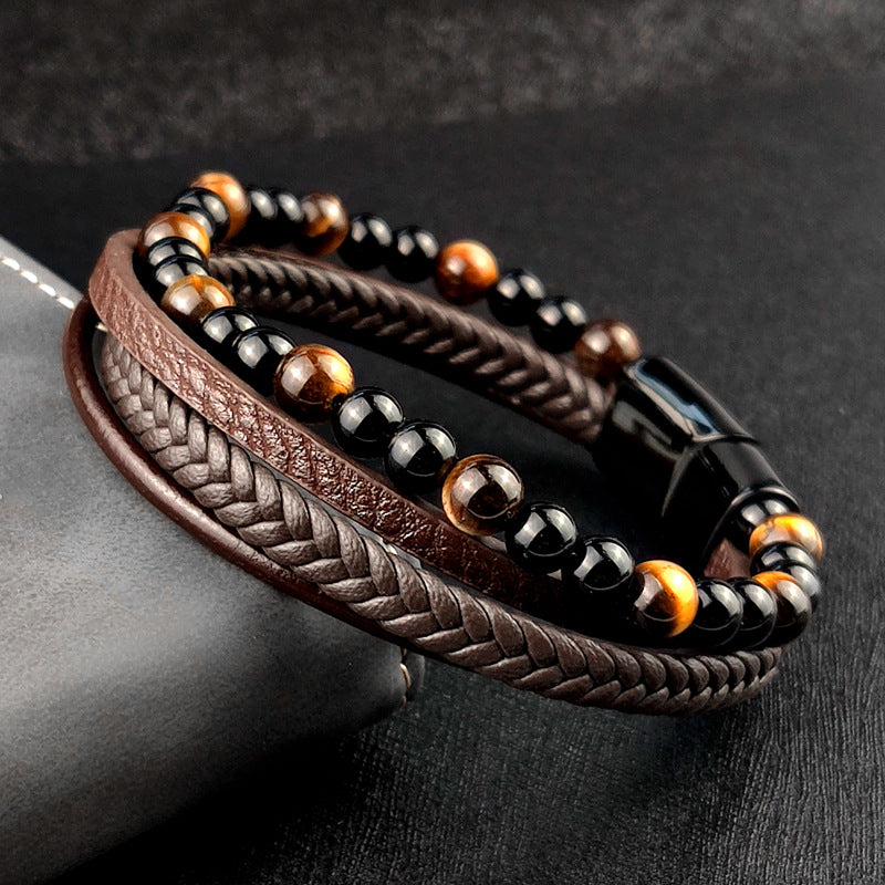 Layered bracelet.