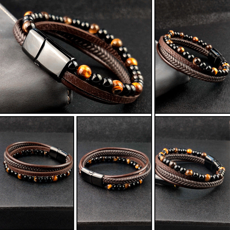 Layered bracelet.