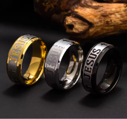 Men And Women Index Finger Ring Stainless Steel Jewelry