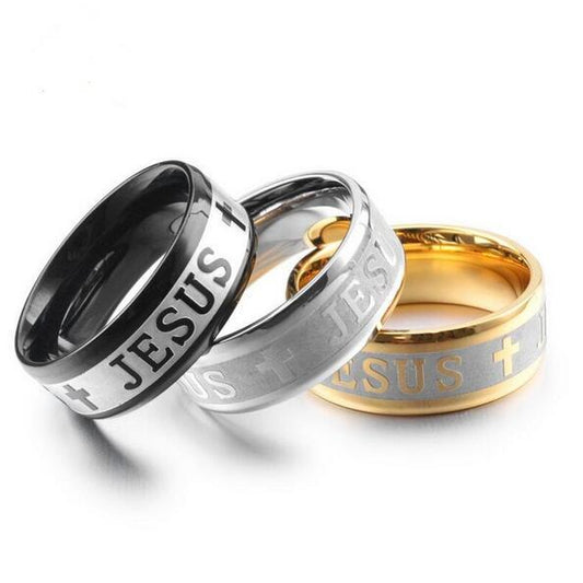 Men And Women Index Finger Ring Stainless Steel Jewelry